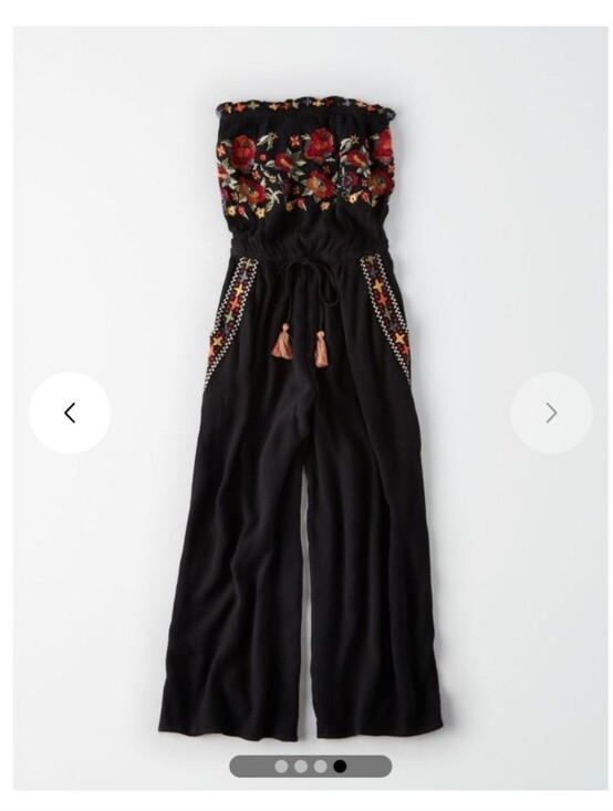 American Eagle Outfitters Pants - AE | Embroidered Jumpsuit